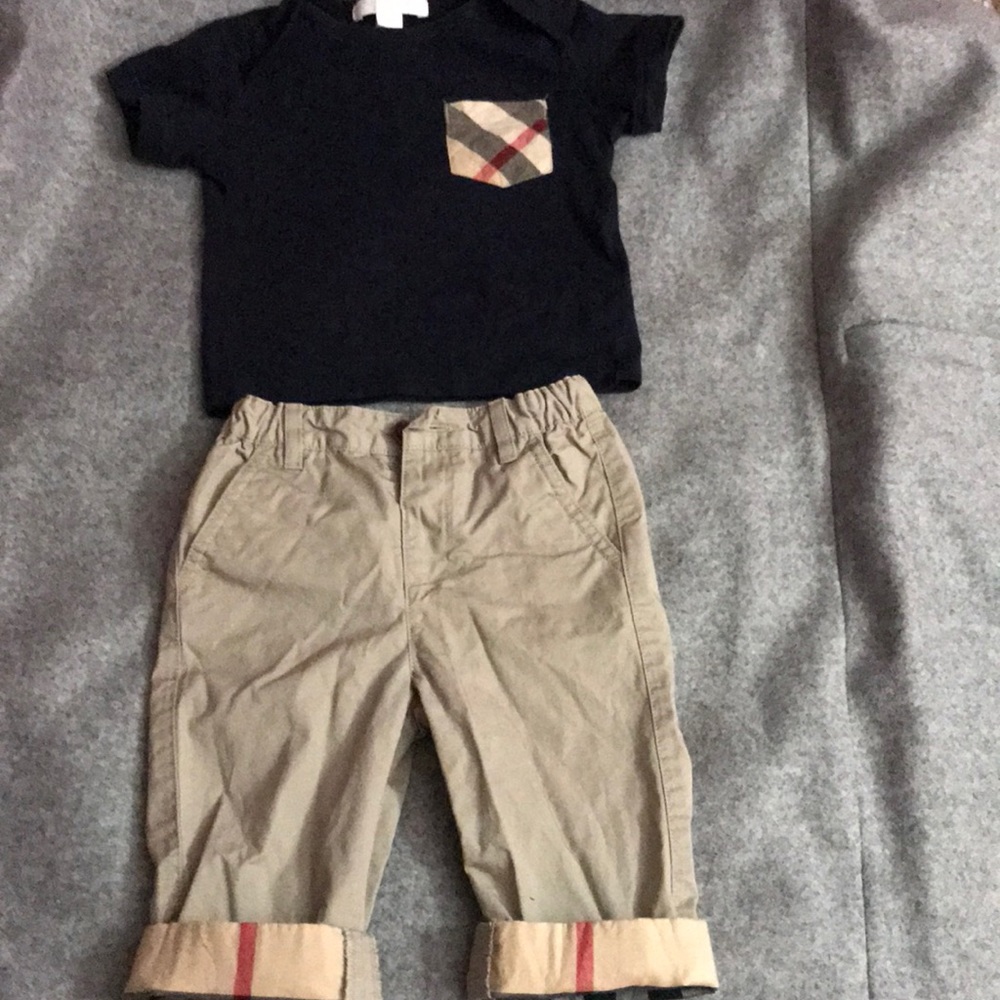 BABY BOY BURBERRY SET